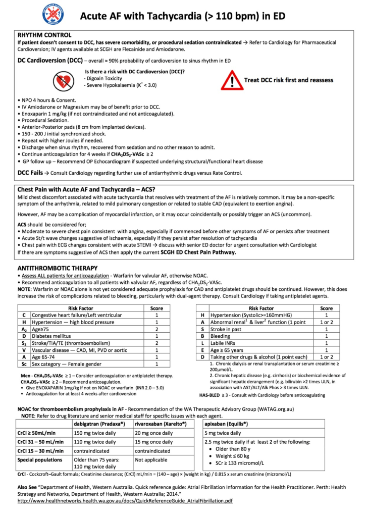 AF with Tachycardia Final Draft SCGH ED Pathway_2